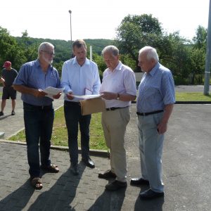An der Mehrzweckhalle werden Pläne geschmidet